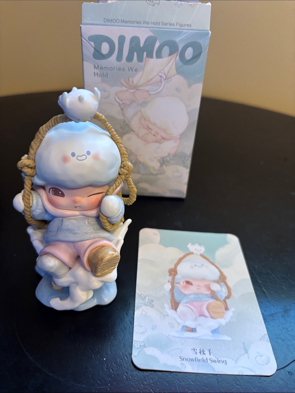 Dimoo Snowfield Swing Figurine